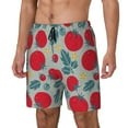 thumbnail image 2 of Fotbe Tomato Men’s Swim Trunks Quick Dry Swim Shorts Board Shorts with Mesh Lining-Large, 2 of 9