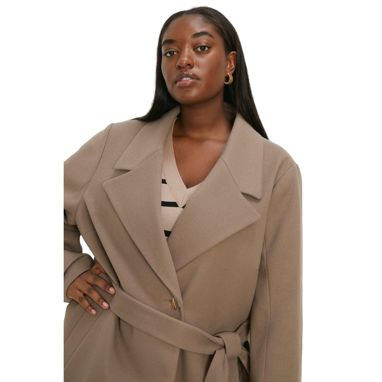 Dorothy perkins belted coat hotsell