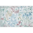 thumbnail image 1 of hometrends Pastel Floral Digital Print 2 Piece Bath Rug Set 17"X24" / 20"X34", 1 of 8
