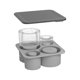 thumbnail image 1 of Stanley cup Bandeja y molde de hielo de silicona mejorados, bandeja de hielo de café cilíndrica de gran tamaño para refrigerador con tapa y accesorios de vidrio, 1 of 2