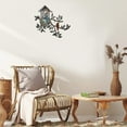 thumbnail image 6 of Birds Wall Decor Metal Tree with Birdhouse Wall Art Hanging Outdoor Wall Brown, 6 of 9