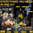 thumbnail image 4 of Cocktail Smoker Kit - Whiskey Smoker Kit - Smoke Infuser - Universal Kit, 14 PCS, Smoker Machine with Accessories and Wood Chips - Indoor Smoker - Gift for Men, 4 of 8