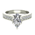 thumbnail image 4 of 1.00 CT TW Marquise Diamond Engagement Ring 14K White Gold (G, VS), 4 of 5