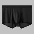 thumbnail image 2 of Xijirk Mens Underwear,Ice Silk Briefs Stretch Mid Rise Comfortable Natural Silk Liner Crotch Underwear Breathable Briefs for Comfort and Fit,Men's Underwear,Black,3XL, 2 of 4