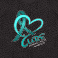 thumbnail image 4 of Inktastic Cure- Ovarian Cancer Awareness Teal Ribbon Women's Plus Size T-Shirt, 4 of 5