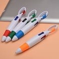thumbnail image 4 of Manunclaims Ballpoint Pen Retractable Multi-use Smooth Writing Easy Use Durable Write Four Neon Colors with Carabiner Keychain Student Ballpoint Pen for Student, 4 of 8