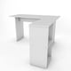 thumbnail image 2 of Escritorio Esquinero Home Office Ejecutivo Estudiante Blanco Muebles Disegno Fonteé ESC-004, 2 of 3