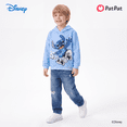 thumbnail image 4 of Disney Stitch Kids Hooded Sweatshirt Toddler Kids Clothes Long Sleeves Top Blue Graphic Skateboard Print Hoodie Sizes 2-9Y, 4 of 7