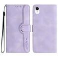 thumbnail image 2 of Wallet Case for iPhone XR, with Card Slots [RFID Blocking],Durable Flip Folio Kickstand Magnetic Closure Leather Wallet Wrist Strap Women Men Case For iPhone XR, Purple, 2 of 10