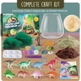 thumbnail image 5 of MixMart Dinosaur Terrarium Kit for Kids - Dino Kid Crafts with DIY Moon Lamp Kit - Birthday Gift for Boys Ages 4 5 6 7 8-12 Year Old - Arts and Crafts for Boys and Kids - Dinosaur Toys for Boys, 5 of 6
