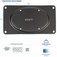 thumbnail image 2 of Steel VESA Monitor Mount Adapter Plate for Monitor Screens up to 43 inches, Conversion Kit for VESA 200x100 (MOUNT-AD2X1), 2 of 7