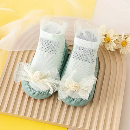 

Hunpta Kids Sneakers Summer And Autumn Comfortable Infant Toddler Shoes Lace Bow Children Mesh Breathable Floor Sneakers