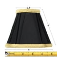 thumbnail image 2 of Home Concept Inc Classics Brass 5'' Shantung Empire Candelabra Shade, 2 of 5