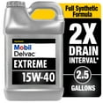 thumbnail image 2 of Mobil Delvac Extreme Heavy Duty Full Synthetic Diesel Engine Oil 15W-40, 2.5 Gal, 2 of 10
