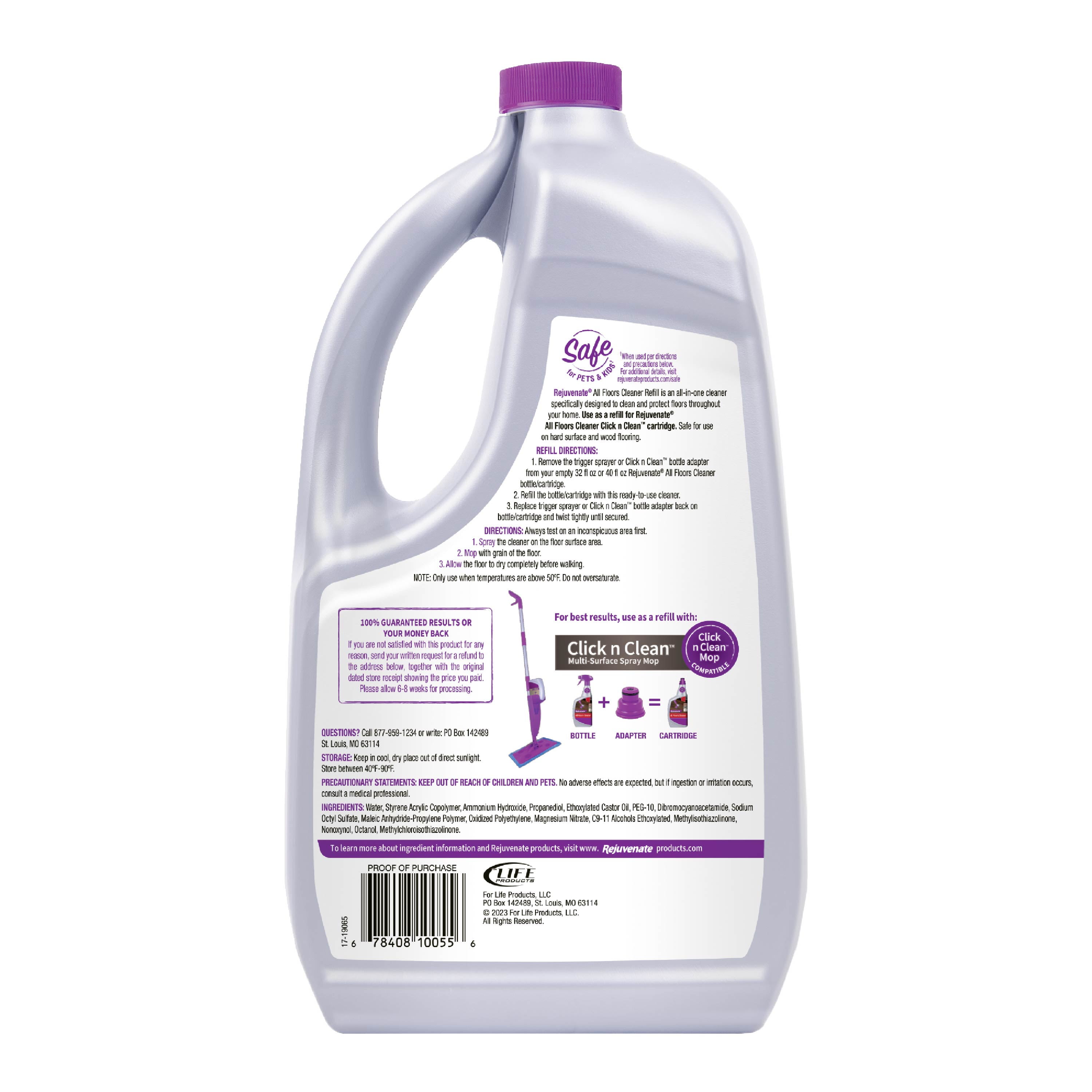 Rejuvenate Fresh Scent No-Bucket Floor Cleaner, 64 Fluid Ounce