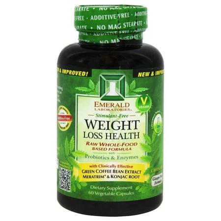Emerald Labs - Weight Loss Health Raw Whole-Food Based Formula - 60 Vegetarian