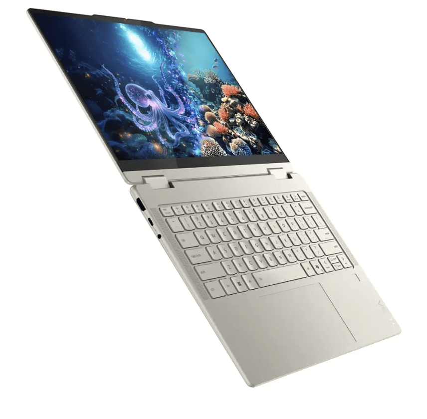 Lenovo Yoga 7 AI Powered 2-in-1 Laptop 14.0in Touchscreen OLED WUXGA Display (AMD Ryzen AI 7 350, 16GB LPDDR5X, 1TB SSD, Backlit KB, Fingerprint, WiFi 7, Webcam, Bluetooth 5.4, Win 11 Home)
