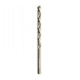 thumbnail image 3 of DFVPRO Cobalt M35 Steel High-speed Drill Bits - Exceptional Hardness and Heat Resistance, Improved Cutting Performance, Versatile for Wood, PVC, and Metal - 5/32" Bronze Coated (Pack of 10), 3 of 9