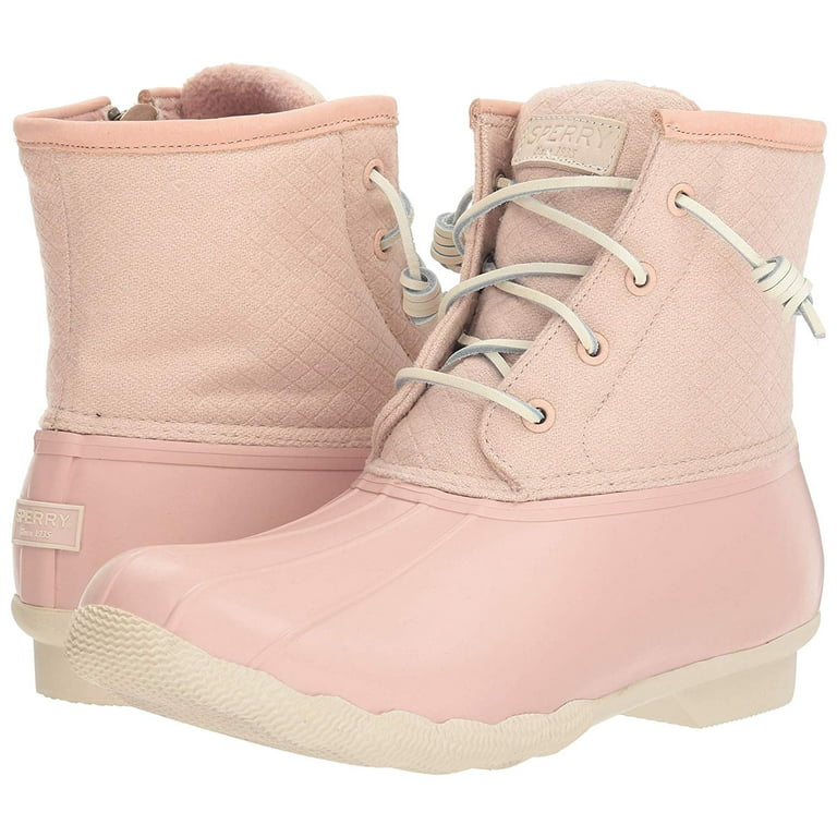 Rose dust sperry duck boots deals