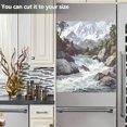 thumbnail image 3 of Yayeee Magnetic Dishwasher Cover for The Front Decoration Home Kitchen Machine Sticker Protector, River and Mountains, 3 of 6