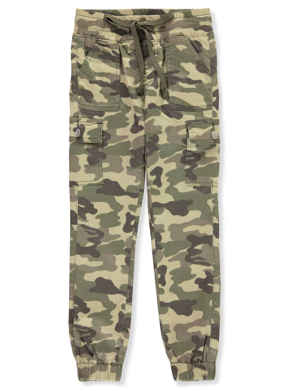 VIP Jeans - VIP Jeans Girls' Twill Cargo Joggers - army camo, 8 ...