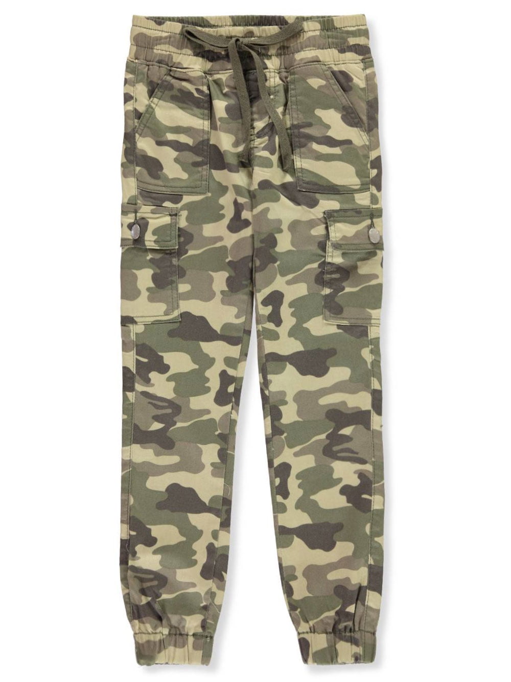VIP Jeans - VIP Jeans Girls' Twill Cargo Joggers - army camo, 8 - Walmart.com - Walmart.com