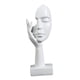 thumbnail image 5 of 2 estatuas decorativas de personajes abstractos con la figura del pensador. dorado y blanco, 5 of 8