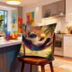thumbnail image 5 of CaiYueKe Modern Linen Pillow Cover 45x45cm - Cute Animal Print Washable Decorative Cushion Case with Zipper for Living Room Bedroom Sofa Chair Home Decor, Cozy Soft Throw Pillow Slipcover, 5 of 7