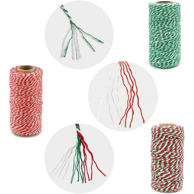 Baker's Twine - 2MM Online Ribbon - Striped String - May Arts Ribbon