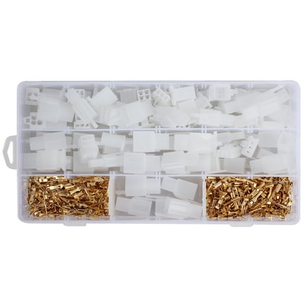 Us Car Connector - ESYNIC 380Pcs Automotive Electrical Wire Connector, 2.8mm Pitch 2 3 4 6 Pin Male Female Cable Terminal Plug Kits for Motorcycle Bike Car