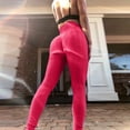 thumbnail image 3 of Bigersell Women's Modern Bootcut Pant Yoga Full Length Pants Womens Stretch Yoga Leggings Fitness Running Gym Sports Full Length Active Pants Yoga Pants with Elastic Waist for Ladies, 3 of 9