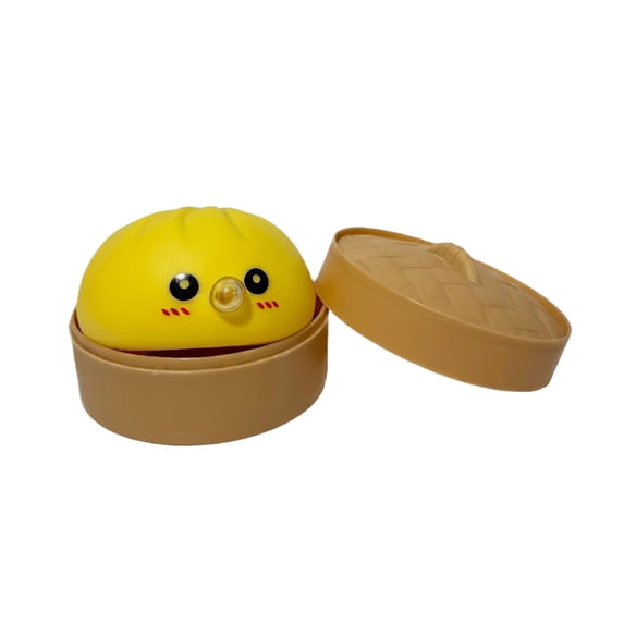 Dumpling Squishy Blow Bubbles Toy Soft Squeeze Mystery Squishy Balls Slow Rising Food-Shaped Decompression Sensory Fidget for Desk Play
