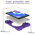 thumbnail image 3 of iPad Mini Case 5th Generation, iPad Mini 5 Case for Kids, Heavy Duty Protective Rugged Case Cover with Hand Strap, Shoulder Strap, Kickstand, Pencil Holder for iPad Mini 5 / 4, Dark Purple, 3 of 11