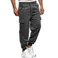 thumbnail image 2 of Yuemengxuan Popular Solid Color High Waist Ankle Banded Pants with Drawstring and Pockets, 2 of 9