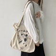 thumbnail image 3 of Bolso de hombro de lona grande Nikou para mujer, 3 of 9