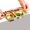 two grid, variant on CUTICATE Plate for Kids Tray Stainless Steel Kids Children Portion Control Plate Partition Plate for Party Meal Outdoor three grid