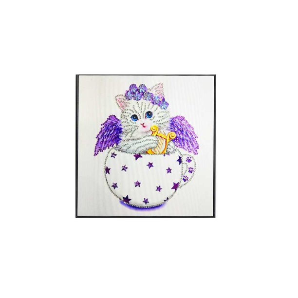 5D diamantes de imitación Diy gato mariposa diamante pintura punto de cruz elefante búho Animal bordado costura regalo decoración de oficina Scienceny JJ16155-02