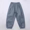 thumbnail image 5 of HUANBAI Boys' Summer Trousers Striped Baggy Trousers Thin Casual Trousers Boys Outdoor Trousers Children's Jogging Bottoms Sports Trousers 18-24 Months, 5 of 8