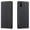 Black, variant on QLTYPRI for iPhone X iPhone Xs Case, Premium PU Leather Cover TPU Bumper with Card Holder Kickstand Hidden Magnetic Shockproof Adsorption Flip Wallet Case for iPhone X iPhone Xs (5.8 inch) - Grey