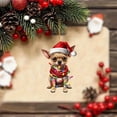 thumbnail image 5 of Christmas Dog Car Pendant Cute Design: This Pendant Features A And Dog Design Showcasing A Festive And Joyful Atmosphere Suitable For All Dog Enthusiasts., 5 of 5