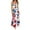 D Multicolor, variant on Women's Dresses Summer Women's Summer Dresses Dresses for Women Summer Summer Dresses For Women Print Sleeveless Round Neck Dress Casual Long Dresses L Multicolor S