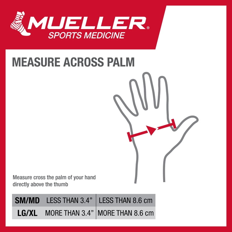 Mueller Compression Support Glove, Beige, Small/Medium photo 5