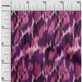 thumbnail image 2 of oneOone Cotton Jersey Purple Fabric Ikat Diy Clothing Quilting Fabric Print Fabric By Yard 58 Inch Wide, 2 of 4