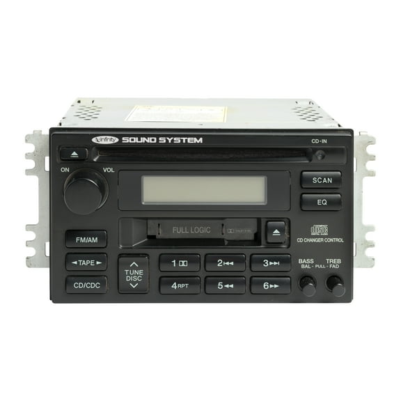 Restored 2003-2006 Kia Magentis AM FM Infinity Cassette Single-Disc CD Player 96190-3C162 (Refurbished)