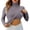 Dark Gray, variant on Long Sleeve Shirts for Women 2026 Spring Modal Turtleneck Slim Fit Undershirt with Build-in Bra Padded Blouse Top