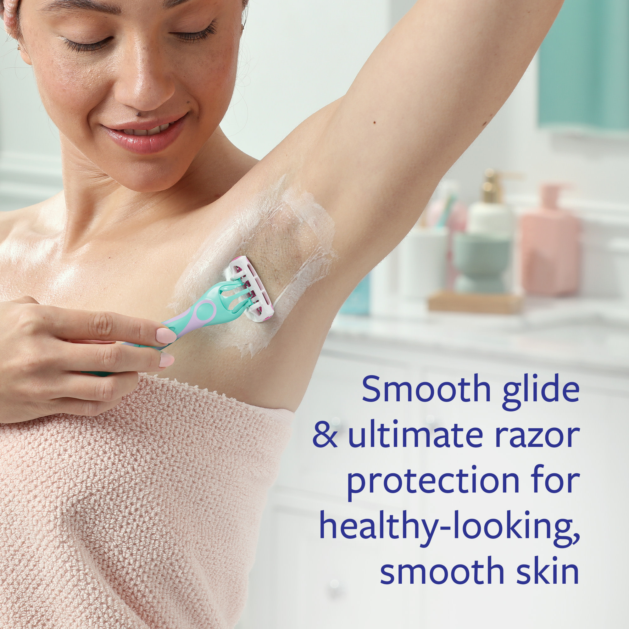 Skintimate Skin Therapy Sensitive Shave Gel for Women, Sensitive Skin Moisturizing Shaving Cream, 7 oz - image 5 of 9