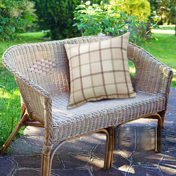 16x16 Inch Solid Color Throw Pillow Covers Square Decorative Polyester Cushion Cases for Sofa Couch Bed Chair Living Room Bedroom Farmhouse Rustic Home Decor