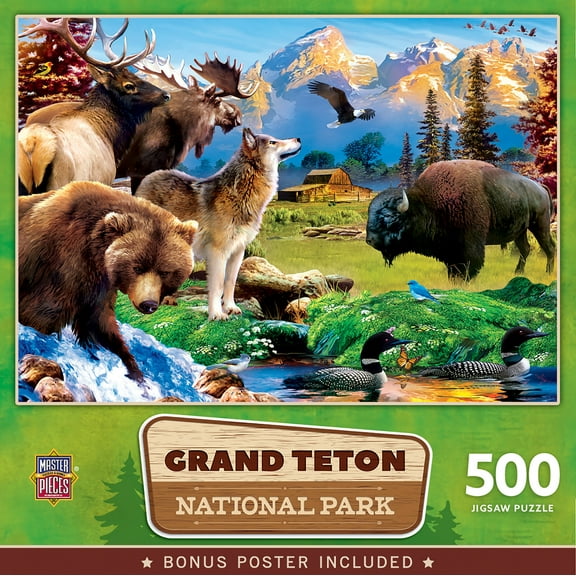 MasterPieces 500 Pieces Puzzle - Grand Teton National Park - 15"x21"