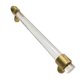 thumbnail image 1 of Peril de puerta de cristal Sunnimix Armario de cocina Chrome 80 mm 192mm, 1 of 6