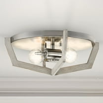 Luxury Modern Ceiling Light, Brushed Nickel, UHP4560